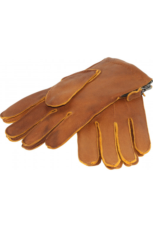 Hirschleder mit Kaschmir Handschuhe