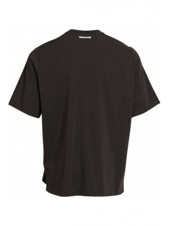 Rundhals T-Shirt mit Logodruck