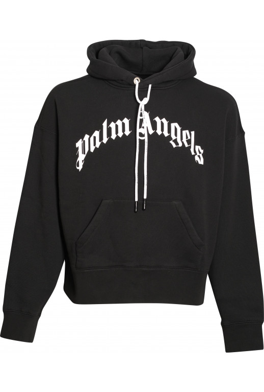 Curved Logo Hoodie