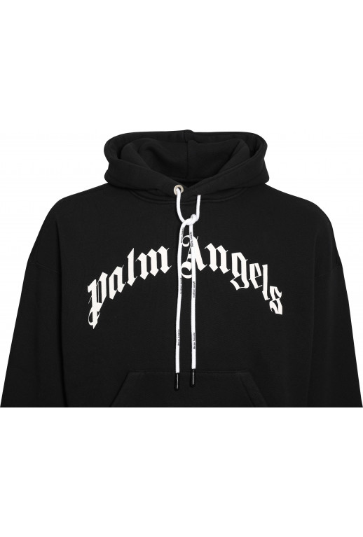 Curved Logo Hoodie