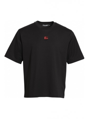 T-Shirt mit Logo Plakette