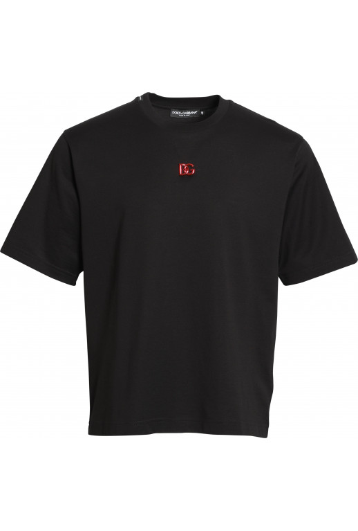 T-Shirt mit Logo Plakette