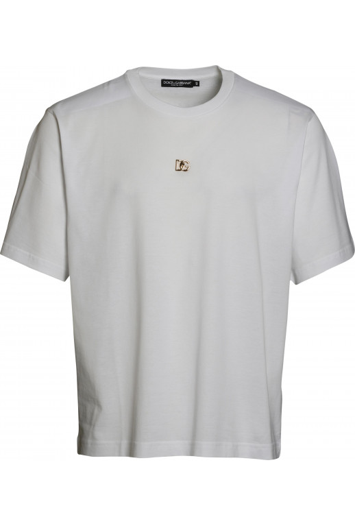T-Shirt mit Logo Plakette