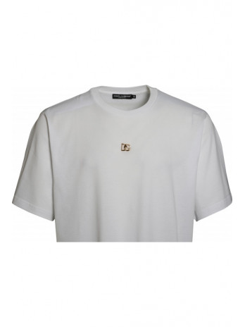 T-Shirt mit Logo Plakette