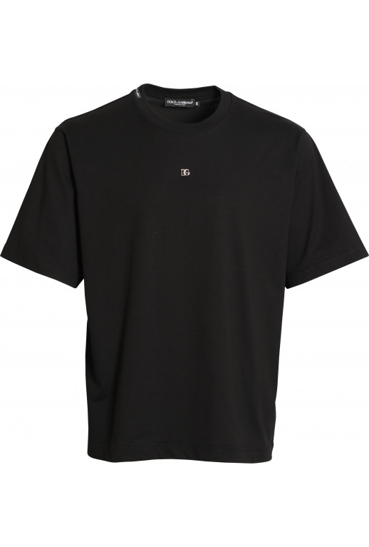 DG T-Shirt mit Logo Plakette