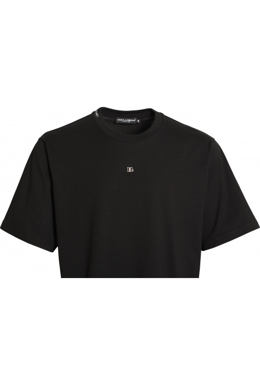 DG T-Shirt mit Logo Plakette