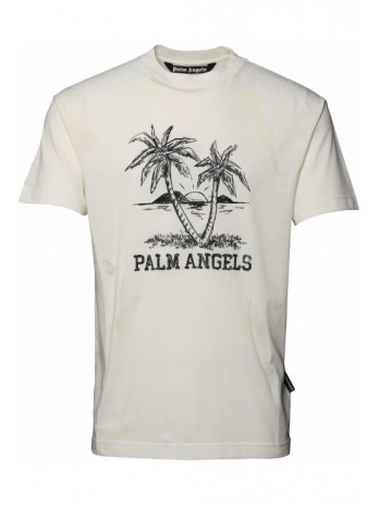 Sunset Palm Vint Classic Tee