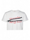 Logo Zip Print T-Shirt