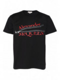 Logo Zip Print T-Shirt