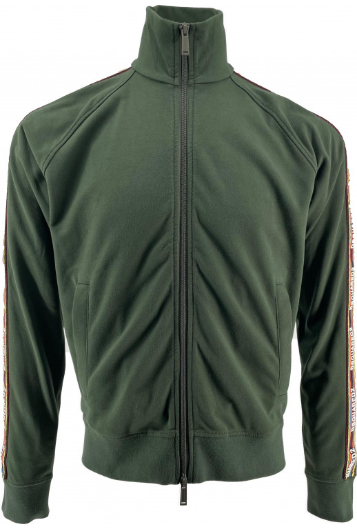 Zipper mit Logo-Streifen