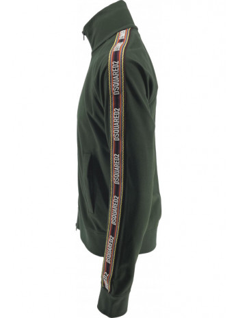 Zipper mit Logo-Streifen