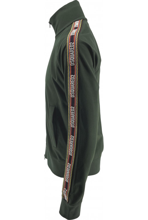 Zipper mit Logo-Streifen