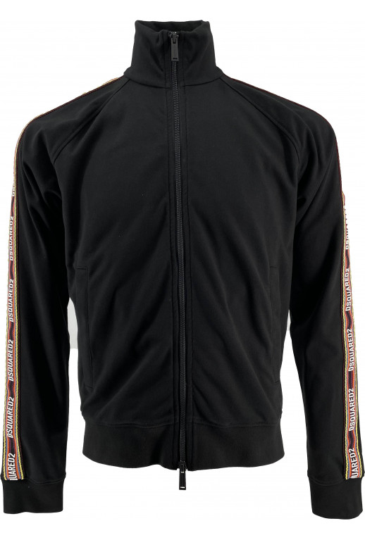 Zipper mit Logo-Streifen