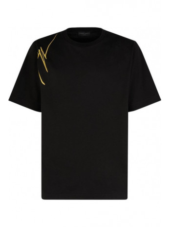 T-Shirt mit Logo Stickerei