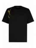 T-Shirt mit Logo Stickerei