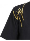 T-Shirt mit Logo Stickerei