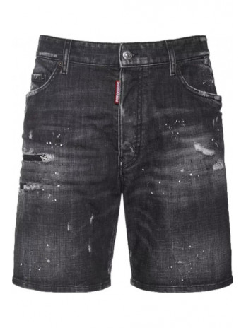Marine Denim Shorts
