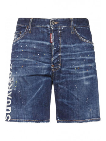 Marine Denim Shorts