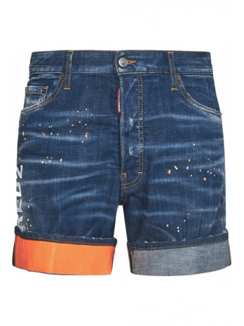 Marine Denim Shorts