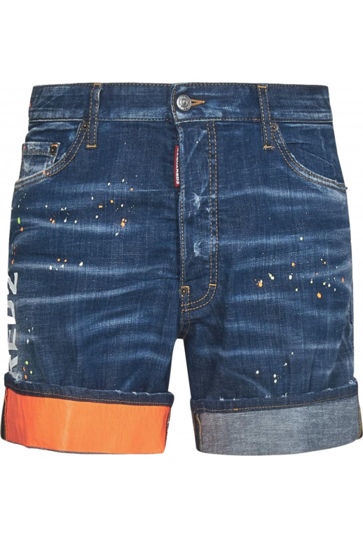 Marine Denim Shorts