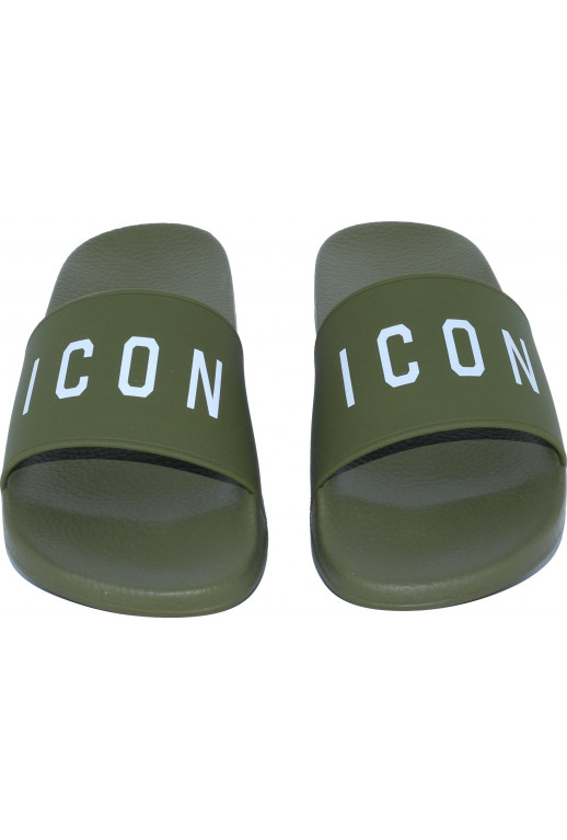 Icon Logo Gummi Sandalen