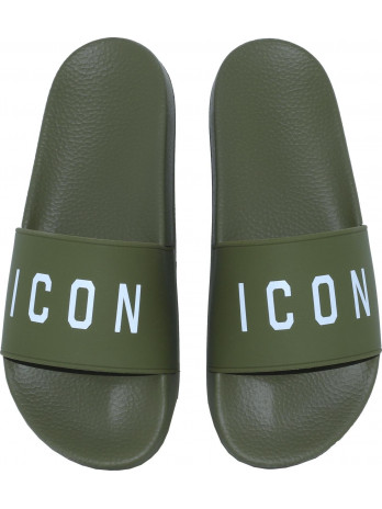 Icon Logo Gummi Sandalen