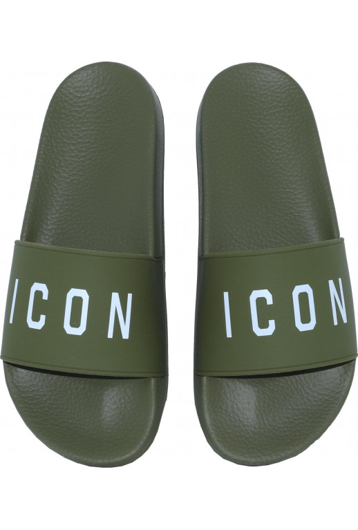 Icon Logo Gummi Sandalen