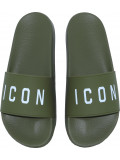 Icon Logo Gummi Sandalen