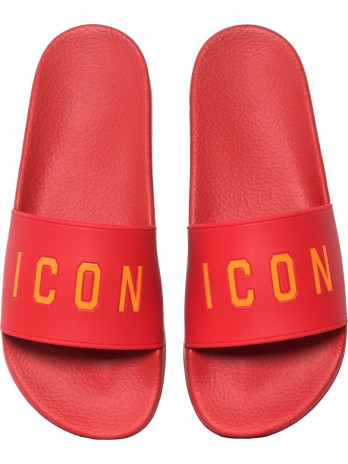 Icon Logo Gummi Sandalen